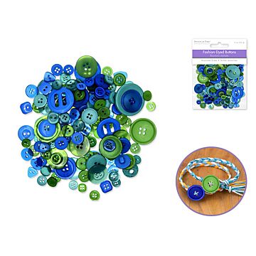 Button Embellishment: 60g Fashion-Dyed Medley - Meadow