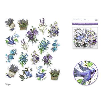 Forever in Time Paper Craft Emb: Glitter Die Cuts 250gsm Lavender