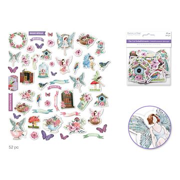 Forever in Time Paper Craft Emb: Glitter Die Cuts 250gsm Fairy Sparkle