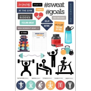 Scrapbook Customs - Crossfit Embellishment Cut-Outs