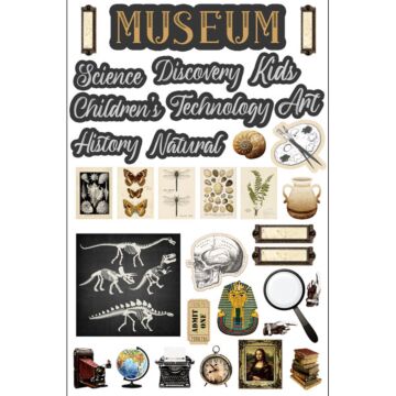 Preorder Scrapbook Customs Museum Embellishments