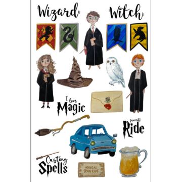 Scrapbook Customs - Witch & Wizard #1 Embellishments