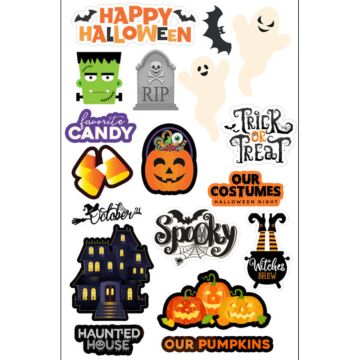 Scrapbook Customs Halloween Embellishment Cut-Outs