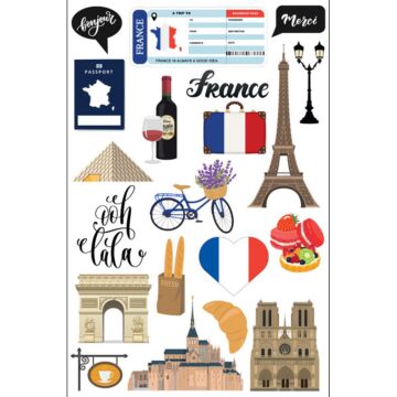 Scrapbook Customs France Embellishment