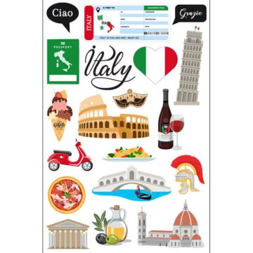Scrapbook Customs Italy Embellishment