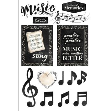 Scrapbook Customs Music Embellishment