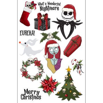 Scrapbook Customs Embellishments - Creepy Christmas