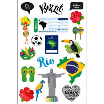 Preorder Scrapbook Customs Brazil Embellishments