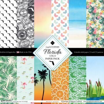 Florida Paper Pack DS Double-Sided Paper 12 x 12