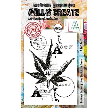 AALL & Create Clear Stamp Set, #1006 - A For Acer