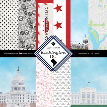 Scrapbook Customs 12x12 DS Paper Pack - Washington DC