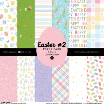 Scrapbook Customs Easter #2 Paper Pack 12x12 DS