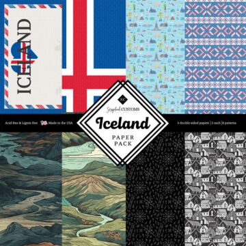 Scrapbook Customs Iceland Paper Pack 12x12 DS