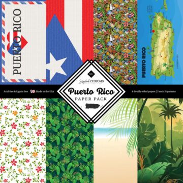 Scrapbook Customs 12x12 DS Paper Pack - Puerto Rico