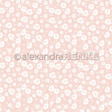 Alexandra Renke Calm Spring Design Paper 12"X12" Spring Flower Background Pink