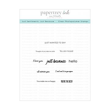 Just Sentiments: Just Because Mini Stamp Set