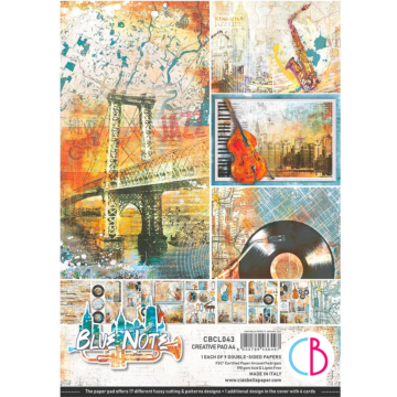 BLUE NOTE CREATIVE PAD A4 9/PKG