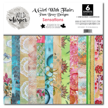 Wild Whisper - PAM BRAY SENSATIONS - 12X12 PAPER PACK *Discontinued*