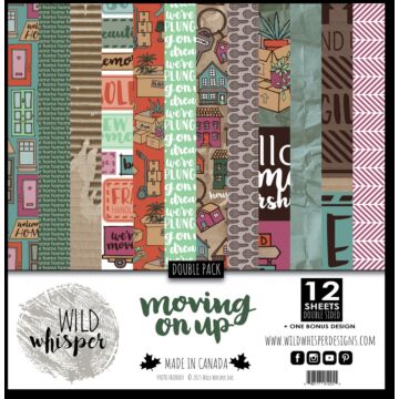 Wild Whisper MOVING ON UP - DOUBLE 12X12 PAPER PACK