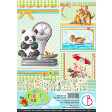 MY FIRST YEAR CREATIVE PAD A4 9/PKG