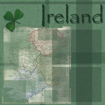 Scrapbook Customs Ireland Paper 12 x 12