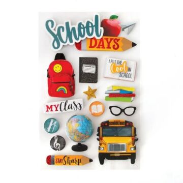 Paper House School 3D Sticker
