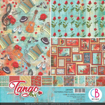 TANGO PATTERNS PAD 12"X12" 8/PKG