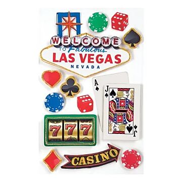Paper House Las Vegas 3D stickers