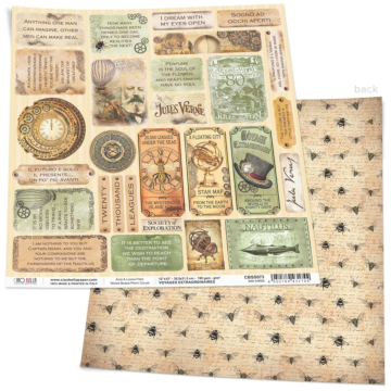 VERNE MINI CARDS PAPER SHEET 12"X12"