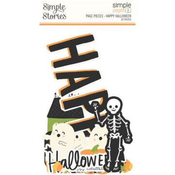 SIMPLE PAGES PAGE PIECES - HAPPY HALLOWEEN