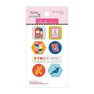 Bella BLVD Mind Your Manners Epoxy Stickers Icons