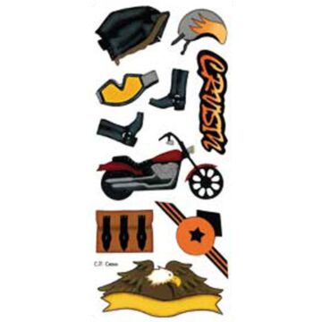 Scrapbook Customs - Cruisin Motorcycle Stickers