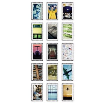 Scrapbook Customs Airport Stamps Sticker
