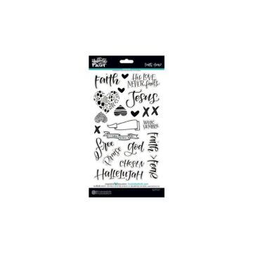BELLA BLVD: Faith > Fear - Chipboard Sticker - Icons