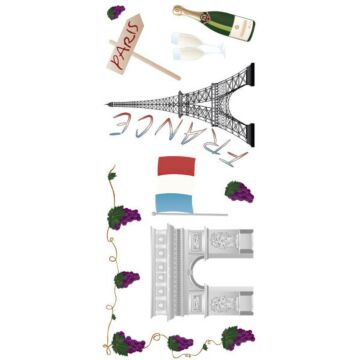 Scrapbook Customs - France #2 Sticker