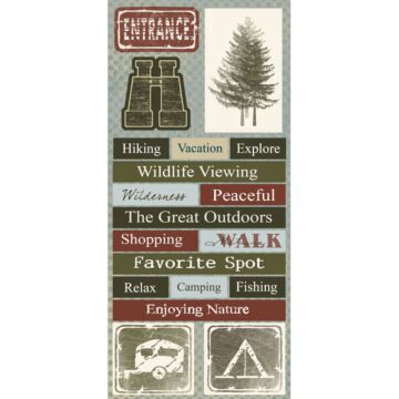 Scrapbook Customs - National Parks Sticker