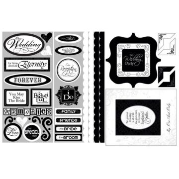 Scrapbook Customs - Wedding - Sticker