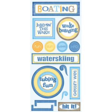 Scrapbook Customs - Boating Sticker