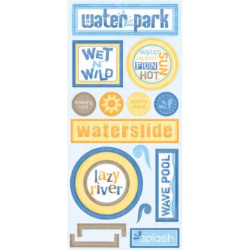 Scrapbook Customs - Water Park Sticker
