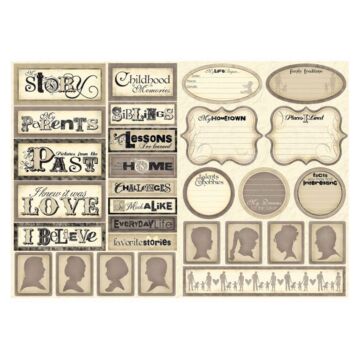 Scrapbook Customs - Family History - Sticker