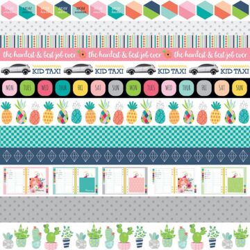 Bella BLVD Double Sided Paper - Mom Life - Borders