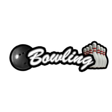 Scrapbook Customs Bowling - Sport Topper Sticker