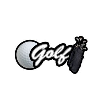 Scrapbook Customs Golf - Sport Topper Sticker