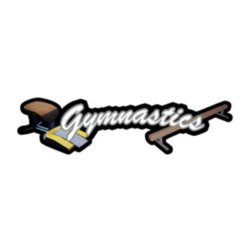 Scrapbook Customs Gymnastics - Sport Topper Sticker