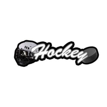 Scrapbook Customs Hockey - Sport Topper Sticker