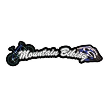 Scrapbook Customs Mountain Biking - Sport Topper Sticker