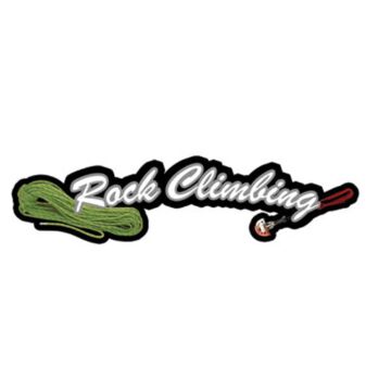 Scrapbook Customs Rock Climbing - Sport Topper Sticker