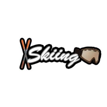 Scrapbook Customs Skiing - Sport Topper Sticker