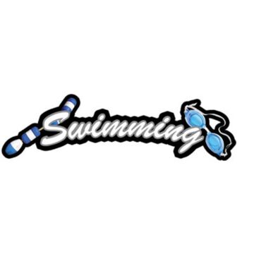 Scrapbook Customs Swimming - Sport Topper Sticker