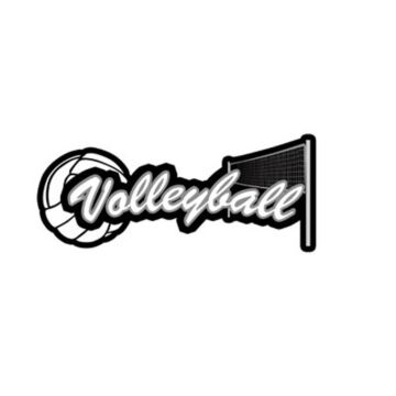 Scrapbook Customs Volleyball - Sport Topper Sticker
